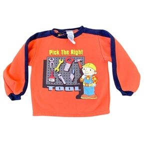🌵2000’s Bob The Builder Boys Graphic Fleece Sweater Size 5🌵